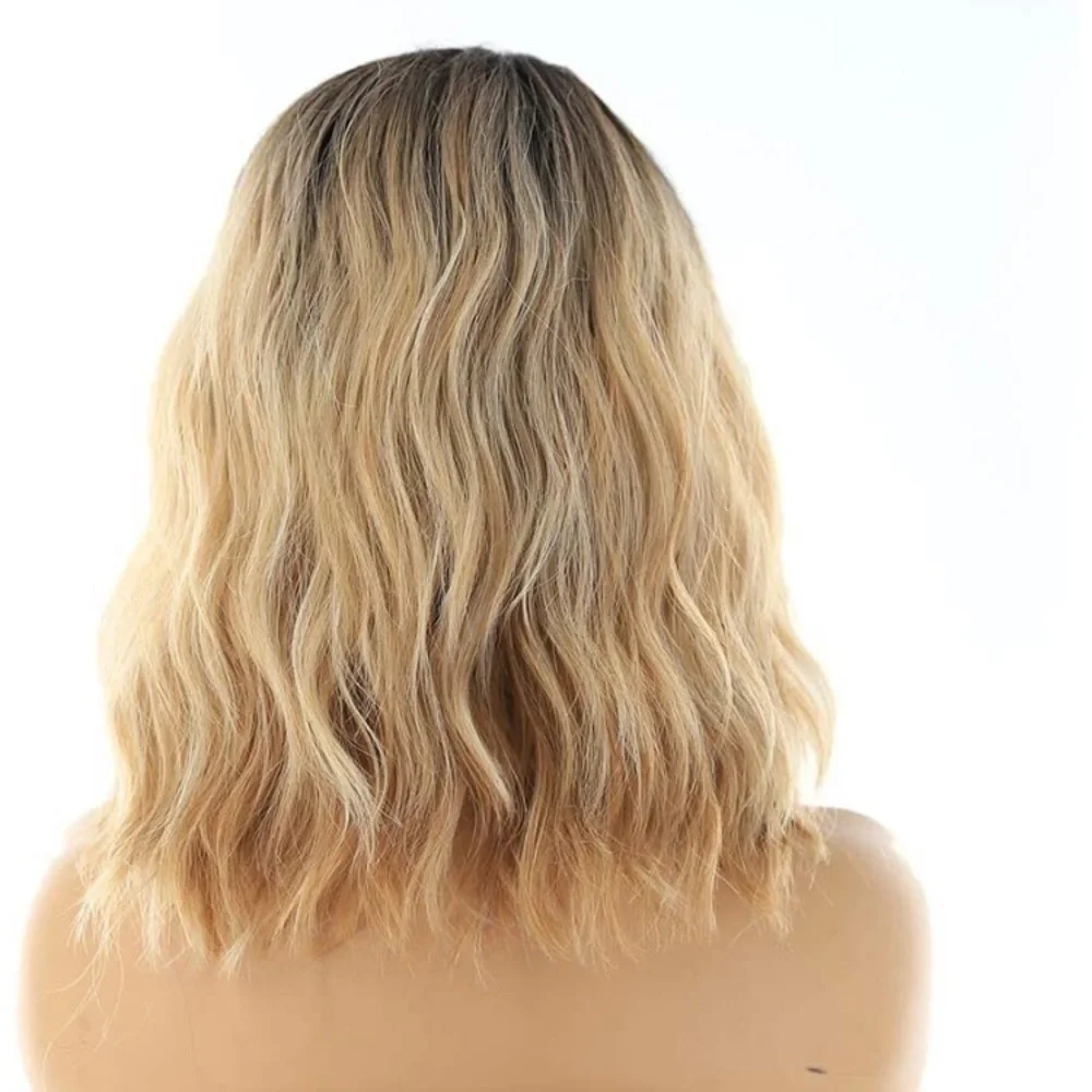 Ombre Blonde Lace Front Bob Wigs